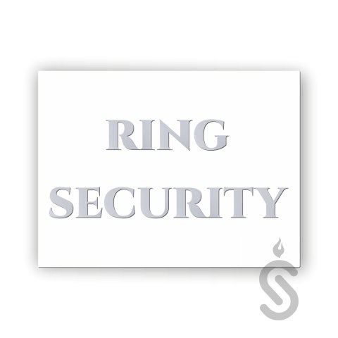 Ring Security - Tablica weselna