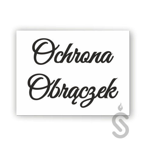 Ochrona Obrączek - Tablica weselna