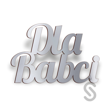 Dla Babci - Napis Dekoracyjny