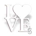 Love v2 - Napis Dekoracyjny