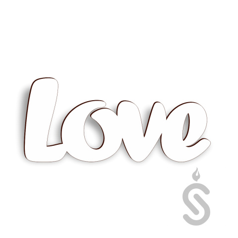 Love - Napis Dekoracyjny