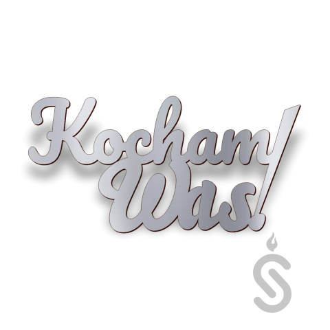 Kocham Was! - Napis Dekoracyjny