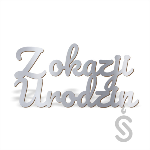 Z okazji urodzin v1 - Napis Dekoracyjny