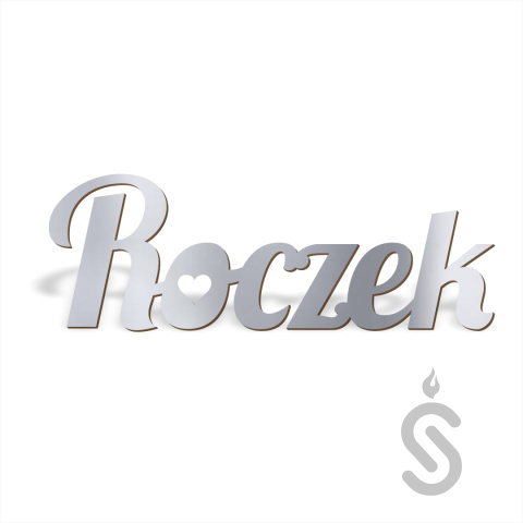 Roczek - Napis dekoracyjny