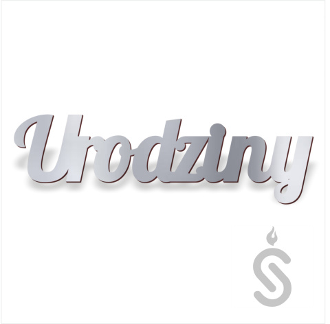 Urodziny - Napis Dekoracyjny